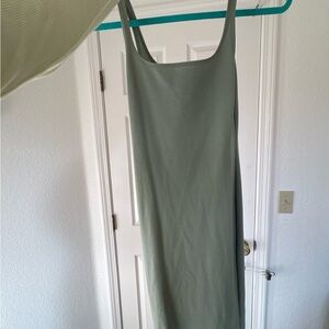 Zara Sage Green Midi Dress